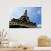 Afdrukken van Eiffel Tower Canvas Poster (Keuken)