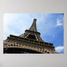 Afdrukken van Eiffel Tower Canvas Poster