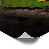 Afdrukken van eikels poster (Hoek)