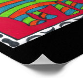 Afdrukken van Elephant stroll Canvas Poster (Hoek)