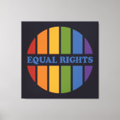 Afdrukken van Equal Rights canvas (Voorkant)