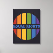 Afdrukken van Equal Rights canvas (Voorkant)