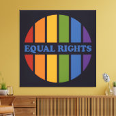 Afdrukken van Equal Rights canvas (Insitu (Woonkamer))
