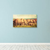 Afdrukken van expeditiedoek (Insitu (Houten vloer))