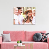 Afdrukken van familieportret groot Canvas (Insitu (Woonkamer))