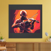 Afdrukken van Faux-verzegeld Canvas (Insitu (Woonkamer))