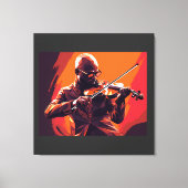 Afdrukken van Faux-verzegeld Canvas (Voorkant)