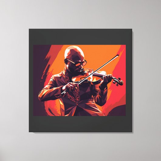 Afdrukken van Faux-verzegeld Canvas (Voorkant)