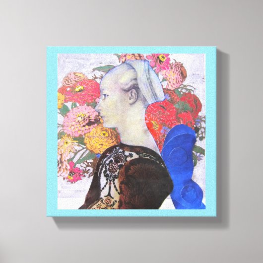 Afdrukken van Faux-verzegeld Canvas (Voorkant)