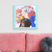 Afdrukken van Faux-verzegeld Canvas (Insitu (Woonkamer))