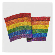 Afdrukken van Faux-verzegeld Canvas