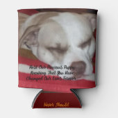 Afdrukken van Faux-verzegeld Canvas Blikjeskoeler (Voorkant)