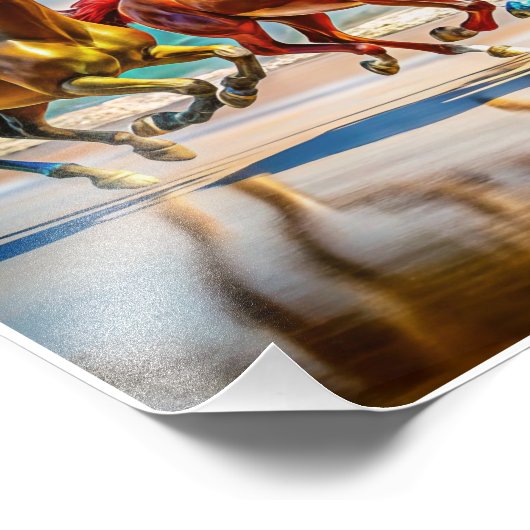 Afdrukken van Faux-verzegeld Canvas Foto Afdruk (Hoek)