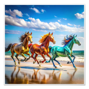 Afdrukken van Faux-verzegeld Canvas Foto Afdruk