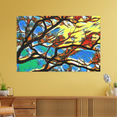 Afdrukken van filialen Canvas (dromen) (Insitu (Woonkamer))