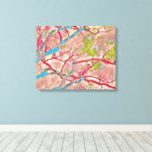 Afdrukken van filialen Canvas (schoonheid) 20 x 16 (Insitu (Houten vloer))