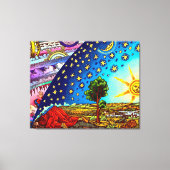 Afdrukken van Flammarion Dome Canvas (Voorkant)