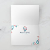 Afdrukken van Floral & Foliage Pet Paw-pluis bedan Kaart (Binnen)