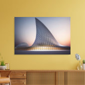 Afdrukken van Futuristic Architecture Canvas (Insitu (Woonkamer))