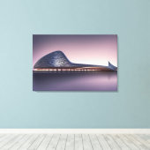Afdrukken van Futuristic Architecture Canvas (Insitu (Houten vloer))