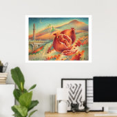 Afdrukken van gegranuleerde kunst poster (Thuiskantoor)