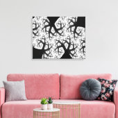 Afdrukken van gehakt boskanvas (Insitu (Woonkamer))