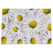 Afdrukken van gele en witte vleermuizen large cadeautasje (Voorkant)