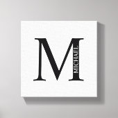 Afdrukken van gepersonaliseerd monogram en naamsCa (Voorkant)