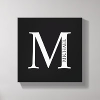 Afdrukken van gepersonaliseerd monogram en naamsCa