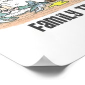 Afdrukken van gezinstraditie poster (Hoek)