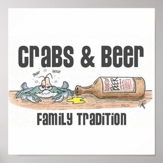 Afdrukken van gezinstraditie poster (Voorkant)