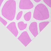 Afdrukken van Giraffe, Roze Giraffe, Dierenafdrukk Tissuepapier (Detail)