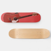 Afdrukken van gitaren skateboard (Horizontaal)