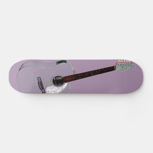 Afdrukken van gitaren skateboard (Horizontaal)