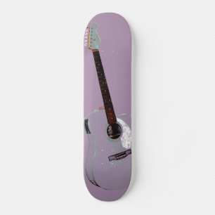 Afdrukken van gitaren skateboard