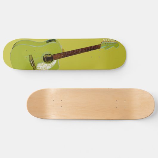 Afdrukken van gitaren skateboard (Horizontaal)