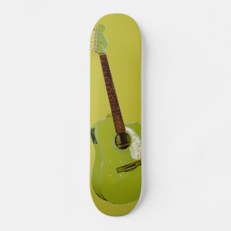Afdrukken van gitaren skateboard