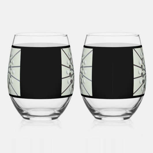 Afdrukken van Golf Lover Wijnglas Zonder Voet (Links)