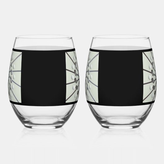 Afdrukken van Golf Lover Wijnglas Zonder Voet (Rechts)