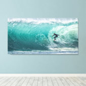 Afdrukken van golven, surfen, prachtige landschaps (Insitu (Houten vloer))