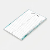 Afdrukken van graniet-steen met gelaagde golven post-it® notes (Schuin)