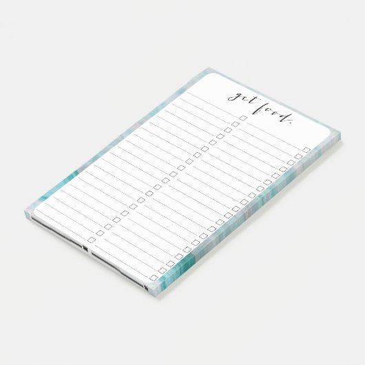 Afdrukken van graniet-steen met gelaagde golven post-it® notes (Schuin)