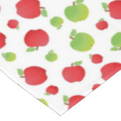 Afdrukken van groene en rode Apple Tafelkleed (Gekanteld)