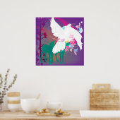 Afdrukken van groot Poster "Voel je levendig" (Keuken)