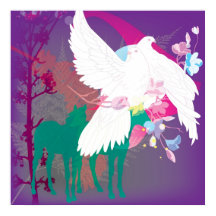 Afdrukken van groot Poster "Voel je levendig"