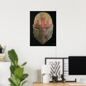 Afdrukken van "Helm" Poster (Thuiskantoor)