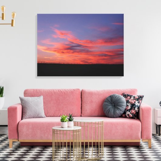 Afdrukken van het Living Sky Stretch Canvas (Insitu (Woonkamer))