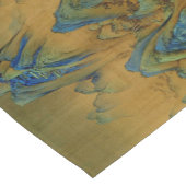 Afdrukken van het oude Chinese Song Dynasty Landsc Korte Tafelloper (Hoek)