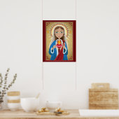 Afdrukken van het pictogram van een versleten moed poster (Keuken)