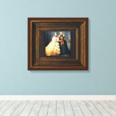 Afdrukken van het Queen Victoria Wedding Portrait  (Insitu (Houten vloer))